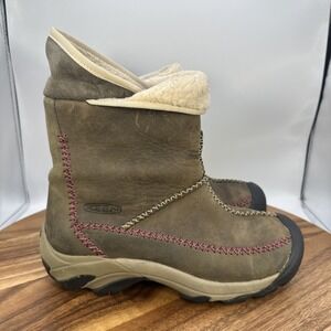 Keen Hoodoo Mid Boots Brown Brown Leather Outdoor Waterproof Women's 6.5